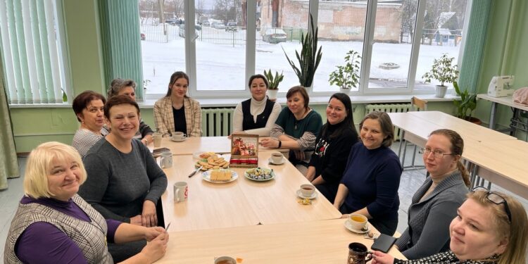 15 февраля в рамках работы городского сетевого сообщества учителей технологии прошел мастер-класс по пошиву нижнего белья.