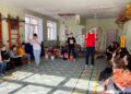 13 марта в рамках работы центра результативного опыта на базе МАДОУ № 8 "Золушка" состоялся семинар-практикум "Использование нестандартного оборудования по физическому развитию при интеграции образовательных областей"
