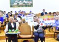 16 апреля большой зал администрации Великого Новгорода превратился в площадку для представления креативных идей проектными командами школ и гимназий города.